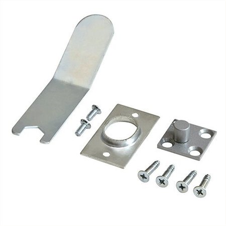 JACKSON Satin Aluminum Top and Bottom Strike Package for 1275 Surface Vertical Rod and 3185 Mid Panel Panic 302113628